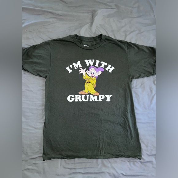 Disney Other - DISNEY Snow White and the Seven Dwarfs Shirt_ I’m With Grumpy Dwarf_Size M